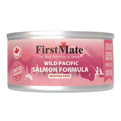 FIRSTMATE GRAIN FREE LID SALMON  CAT CAN