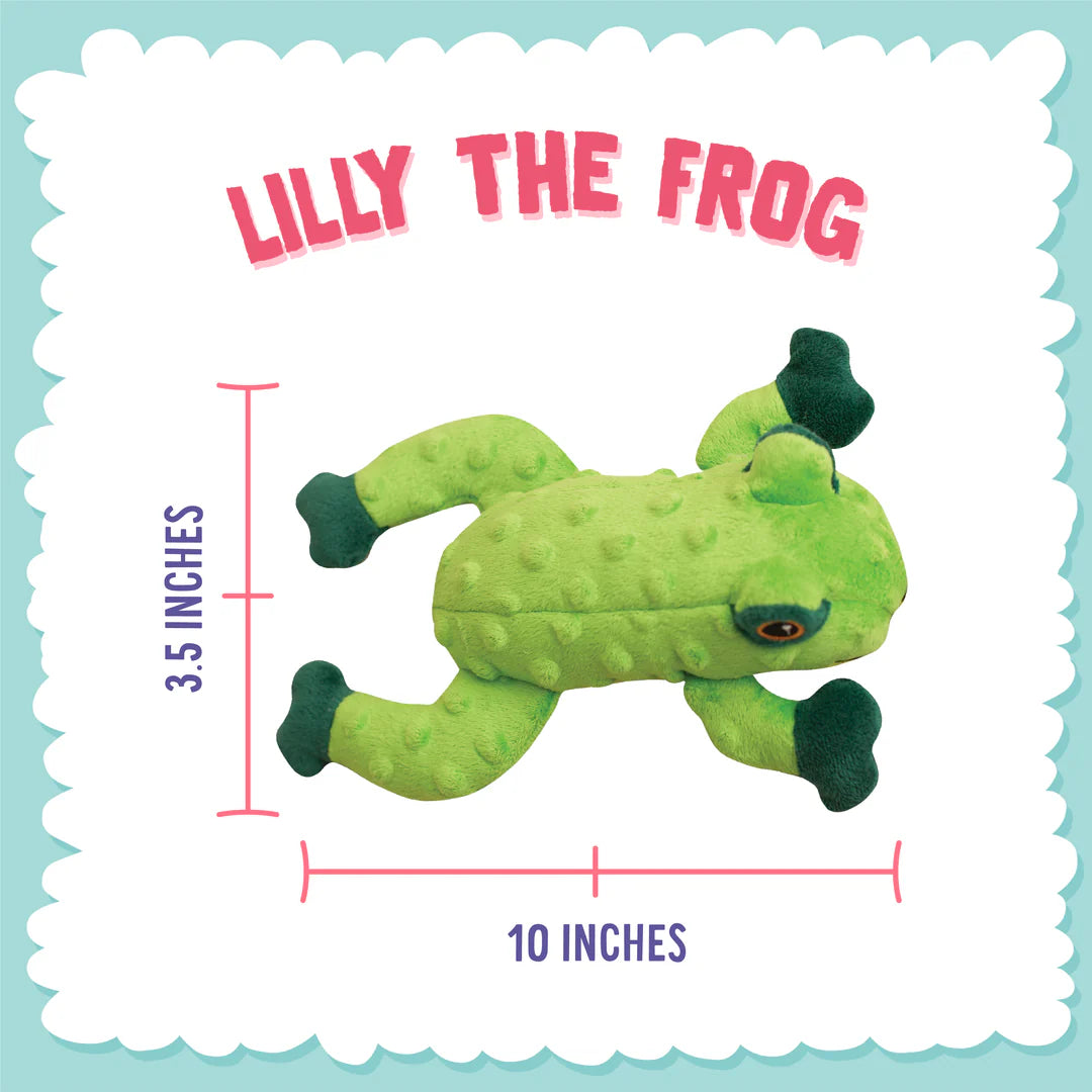 SNUGAROOZ  LILY THE FROG  DOG 12 IN