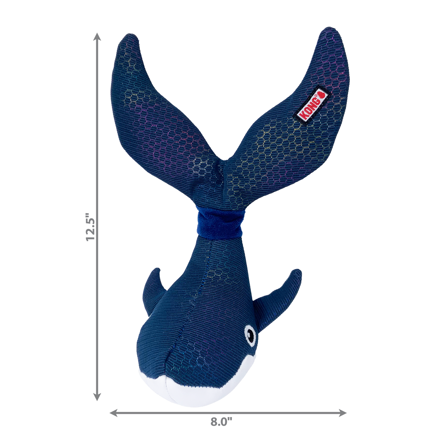 KONG SHAKERS SHIMMY WHALE DOG TOY