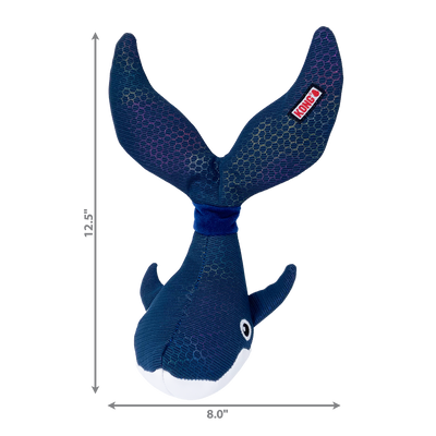 KONG SHAKERS SHIMMY WHALE DOG TOY