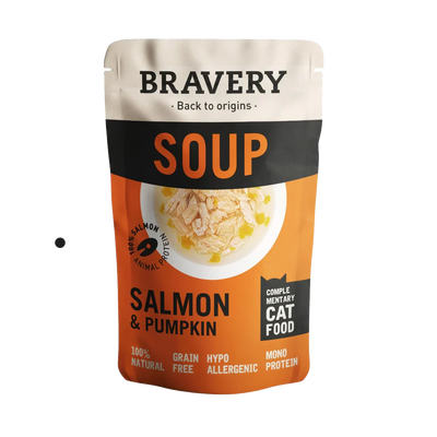 BRAVERY SALMON & PUMPKIN - CAT SELECT SOUP POUCH