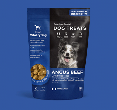 FOLEY'S VITALITY DOG - ANGUS BEEF WITH BLUEBERRIES