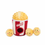 ZIPPY PAWS BURROW DOG TOY - POPCORN BUCKET