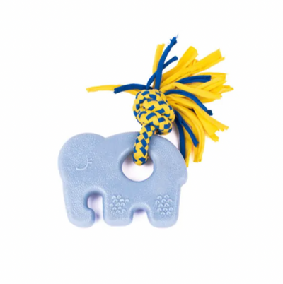 ZIPPY PAWS ZIPPYTUFF TEETHERZ DOG TOY - ELLIOT THE ELEPHANT