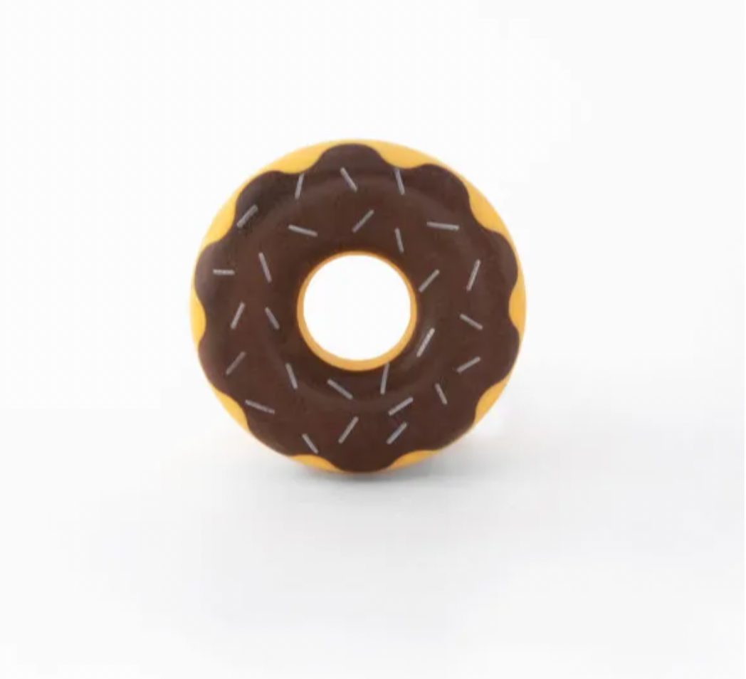 ZIPPY PAWS TUFF DOG TOY - CHOCOLATE DONUT