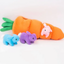 ZIPPY PAWS ZIPPY BURROW DOG TOY - EASTER CARROT