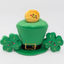 ZIPPY PAWS ST. PATRICK'S BURROW DOG TOY - LEPRECHAUN HAT