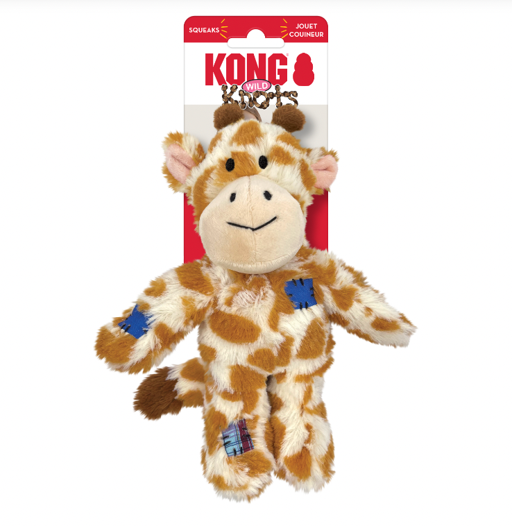 KONG WILD KNOTS GIRAFEE DOG TOY