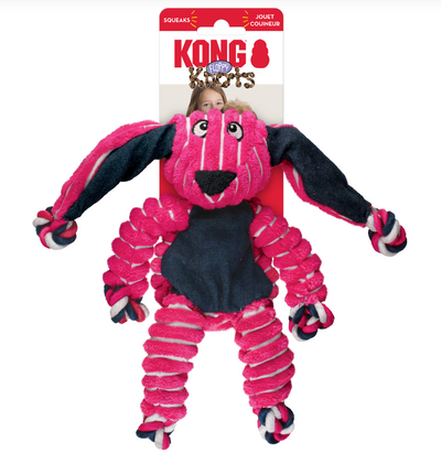 KONG FLOPPY KNOTS BUNNY DOG TOY