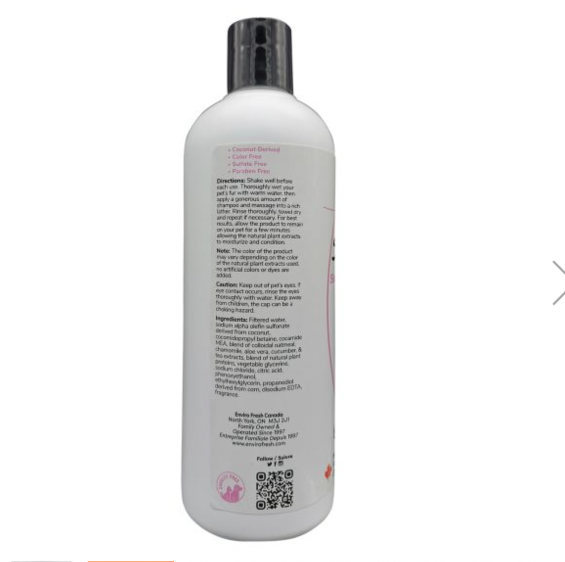 ENVIRO FRESH DEODORIZING DOG SHAMPOO - WILD BERRY AND ALOE