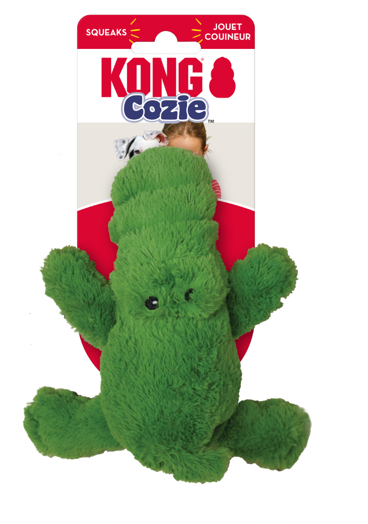 KONG COZIE ALI ALIGATOR DOG TOY