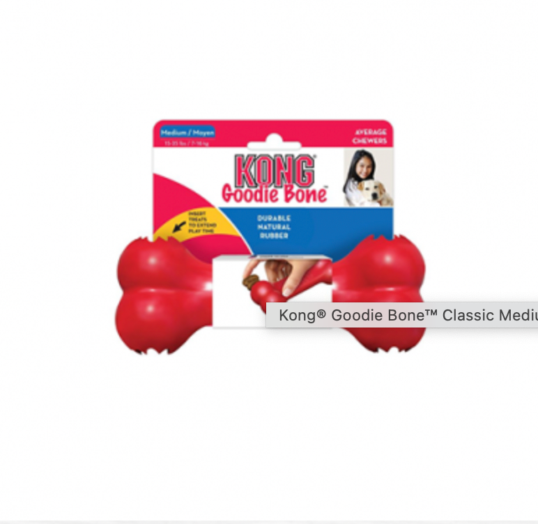 KONG GOODIE BONE CLASSIC DOG TOY