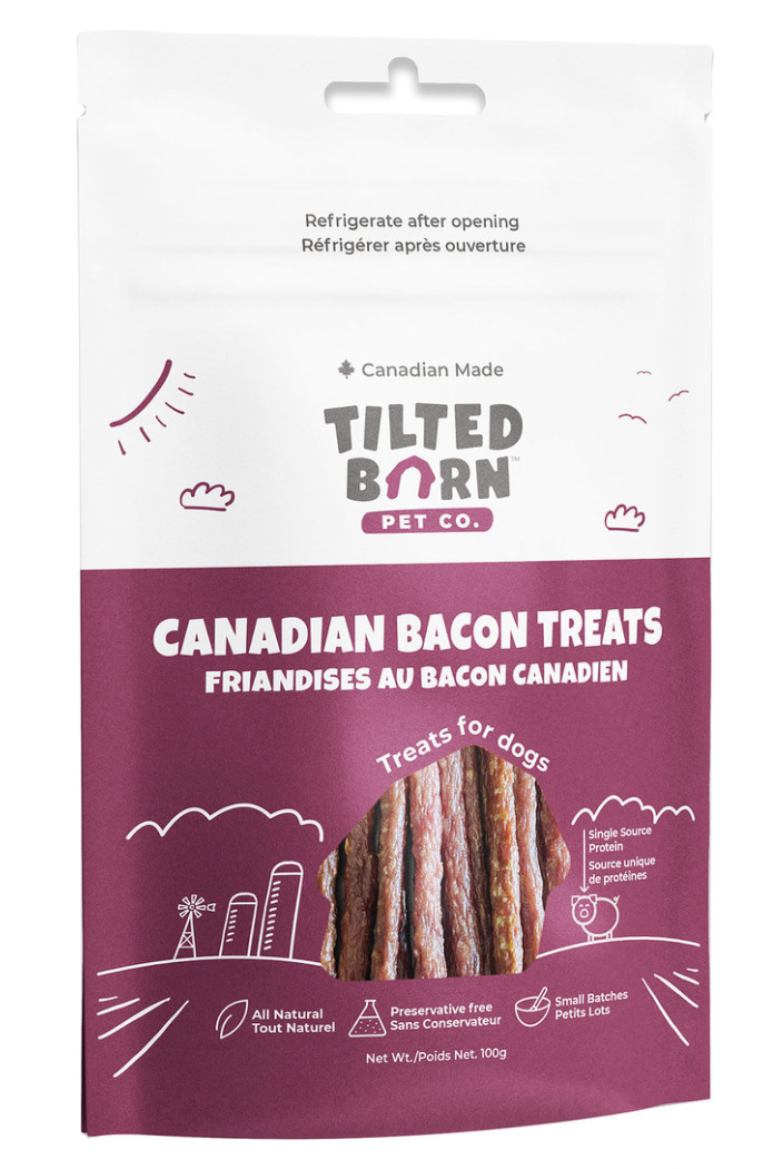 TILTED BARN STICKS - CANADIAN BACON DOG TREATS