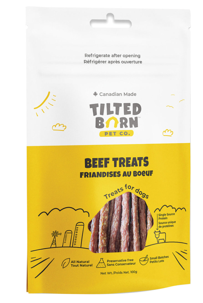 TILTED BARN STICKS - CANADIAN BEEF DOG TREATS