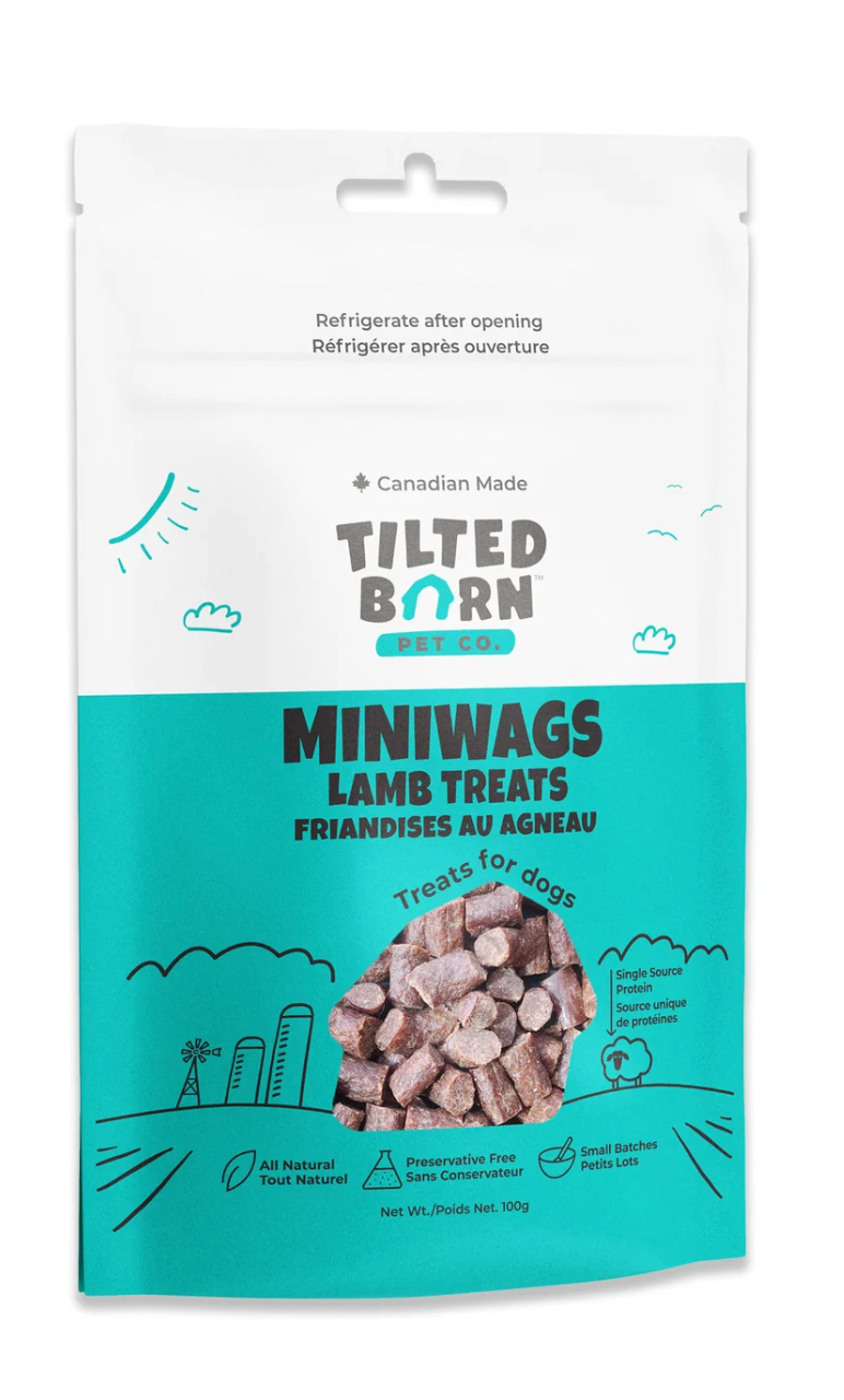 TILTED BARN MINIWAGS - CANADIAN LAMB DOG TREATS