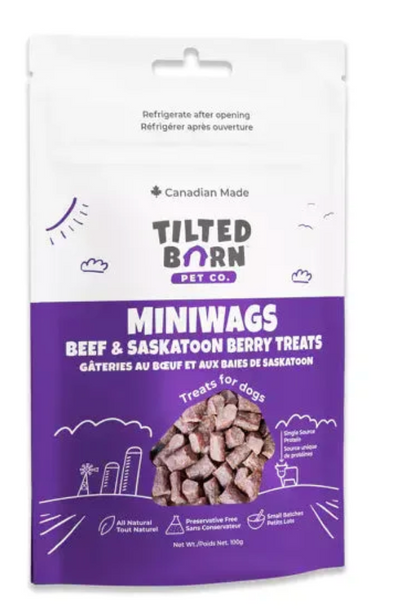 TILTED BARN MINI WAGS - BERRY & SASKATOON DOG TREATS