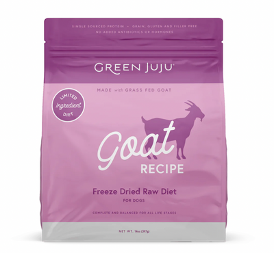 GREEN JUJU DOG FREEZE DRIED RAW GOAT 397 GM