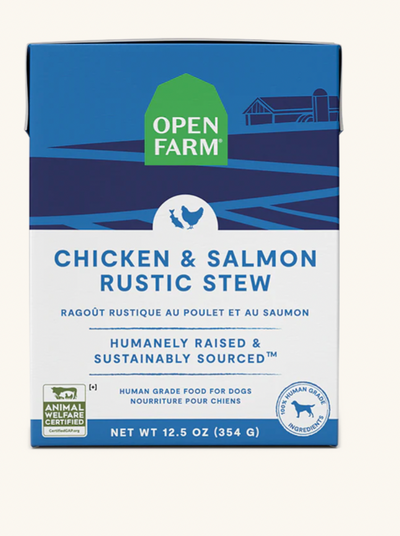 OPEN FARM® CHICKEN & SALMON RUSTIC STEW DOG FOOD