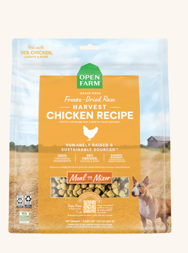 OPEN FARM® HOMESTEAD CHICKEN FREEZE DRIED DOG FOOD