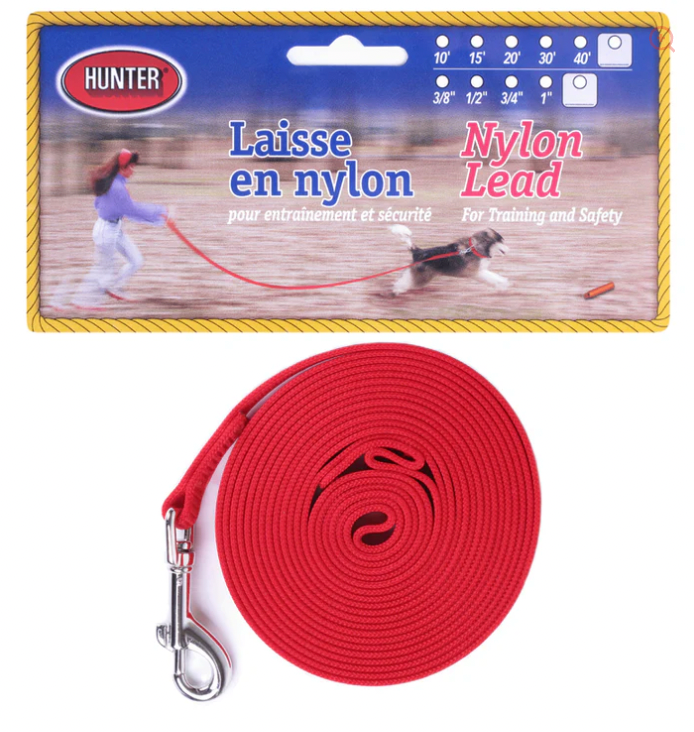 HUNTER NYLON LEAD 1''×20'