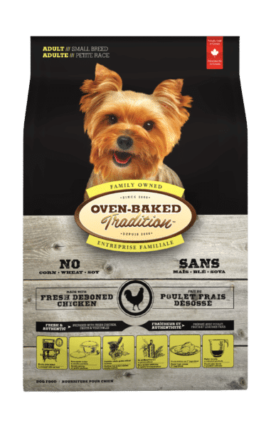 ALL NATURAL FOOD FOR SMALL BREED ADULT DOGS – CHICKEN OVEN BAKED TRADITION DOG FOOD