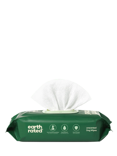 EARTHRATED GROOMING WIPES - 100 COUNT