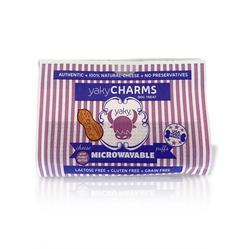 THE ORIGINAL® HIMALAYAN YAKY CHARMS MICROWAVABLE PUFFCORNS - PEANUT BUTTER