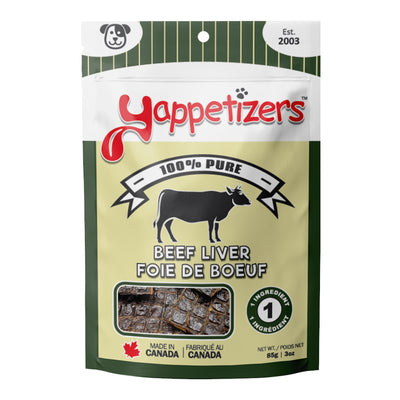 YAPPETIZER DOG TREAT BEEF LIVER