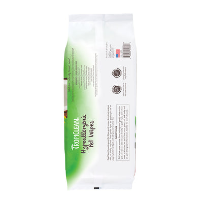 TROPICLEAN HYPOALLERGENIC WIPES FRANGRANCE FREE 100 WP