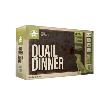 BIG COUNTRY RAW DINNER CARTON - QUAIL