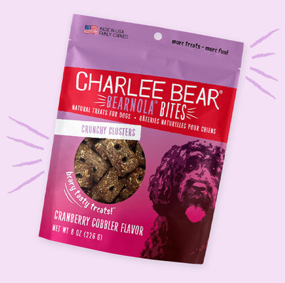 CHARLEE BEAR CRUNCH CRANBERRY COBBLER FLAVOUR DOGN TREAT