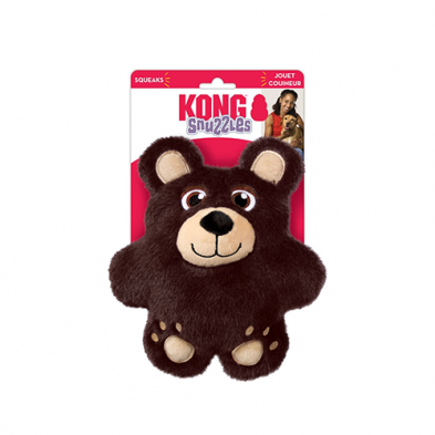 KONG SNUZZLES BEAR DOG TOY - MEDIUM