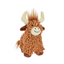 MULTIPET™ FLOPPY HIGHLAND COW DOG TOY