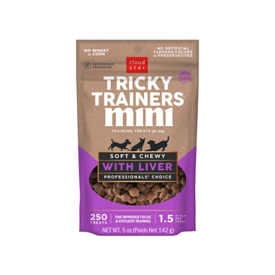 CLOUD STAR TRICKY TRAINERS PUPPY MINI LIVER 5OZ