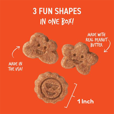 CLOUD STAR WAG MORE BARK LESS® SOFT CHEWS WITH NATURAL CREAMY PEANUT BUTTER DOG TREATS