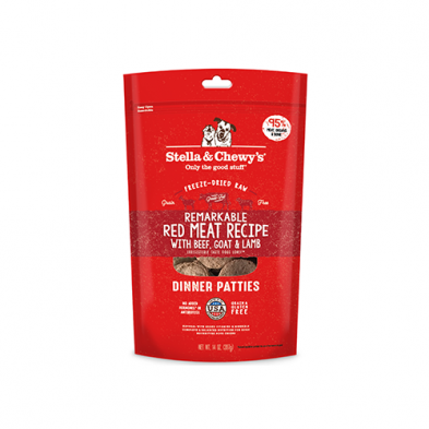 STELLA & CHEWY'S® RED MEAT DINNER PATTIES FREEZE-DRIED RAW DOG FOOD