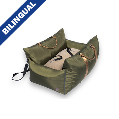 4 CATS & DOGS MARCO XL CAR & TRAVEL BED ARMY