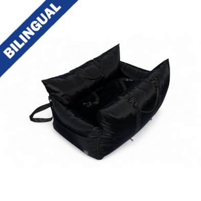 4 CATS & DOGS MARCO XL CAR & TRAVEL BED BLACK