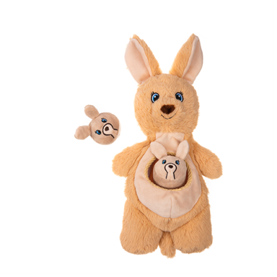 GROWL™ SIDEKICKS KANGAROO & JOEY DOG TOY