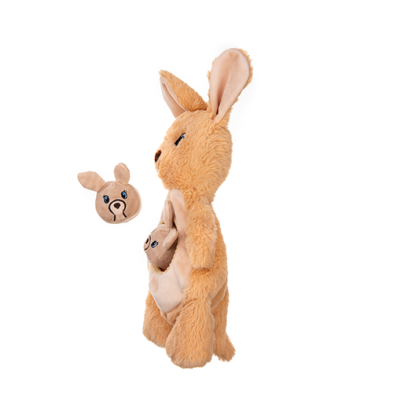 GROWL™ SIDEKICKS KANGAROO & JOEY DOG TOY