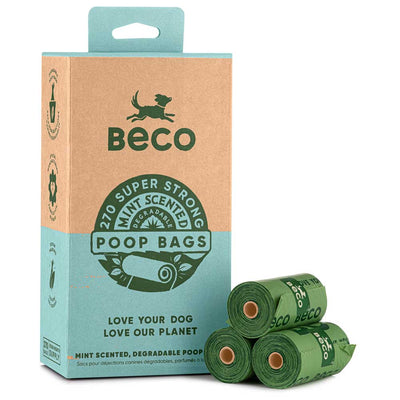 Beco Pets Mint Scented Degradable Poop Bags