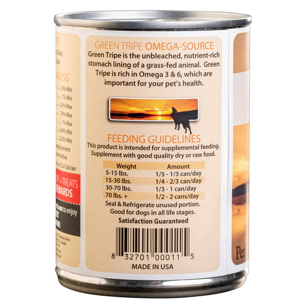 PETKIND® TRIPETT® GREEN BEEF TRIPE DUCK & SALMON WET DOG FOOD - 13OZ