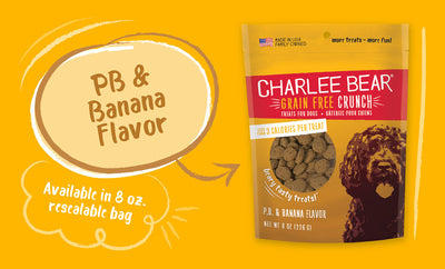 Charlee Bear Crunch Grain Free Peanut Butter & Banana 8oz