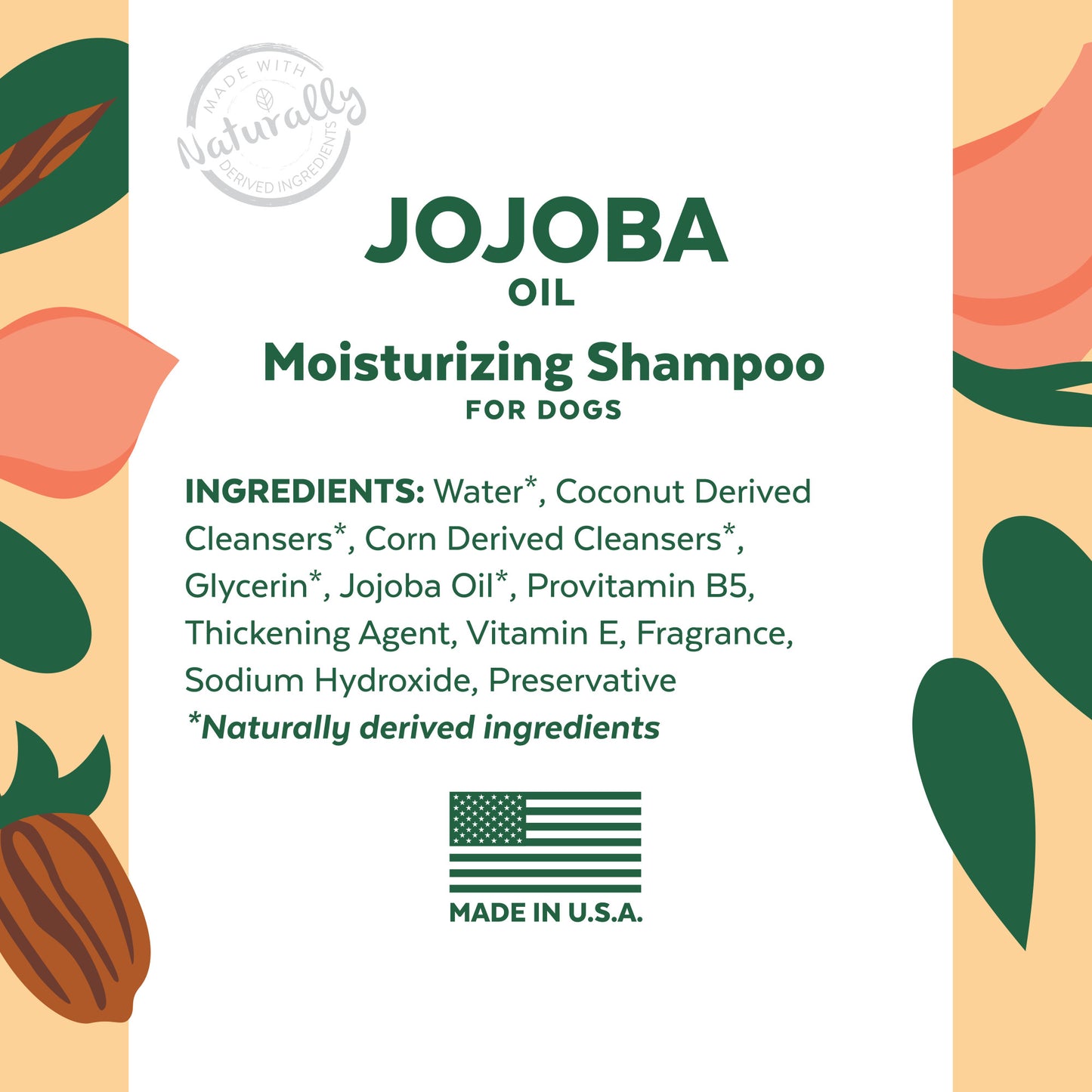 TROPICLEAN ESSENTIALS JOJOBA OIL CONTROL SHAMPOO FOR DOGS