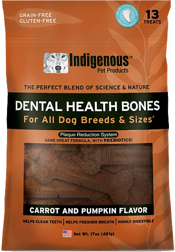 INDIGENOUS CARROT & PUMPKIN FLAVOR DOG TREAT