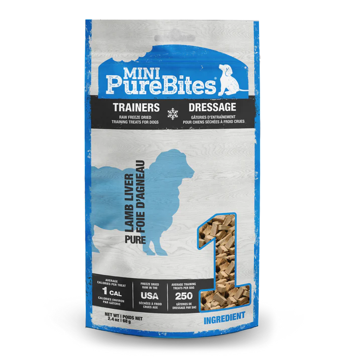 PURE BITES LAMB LIVER DOG TREATS