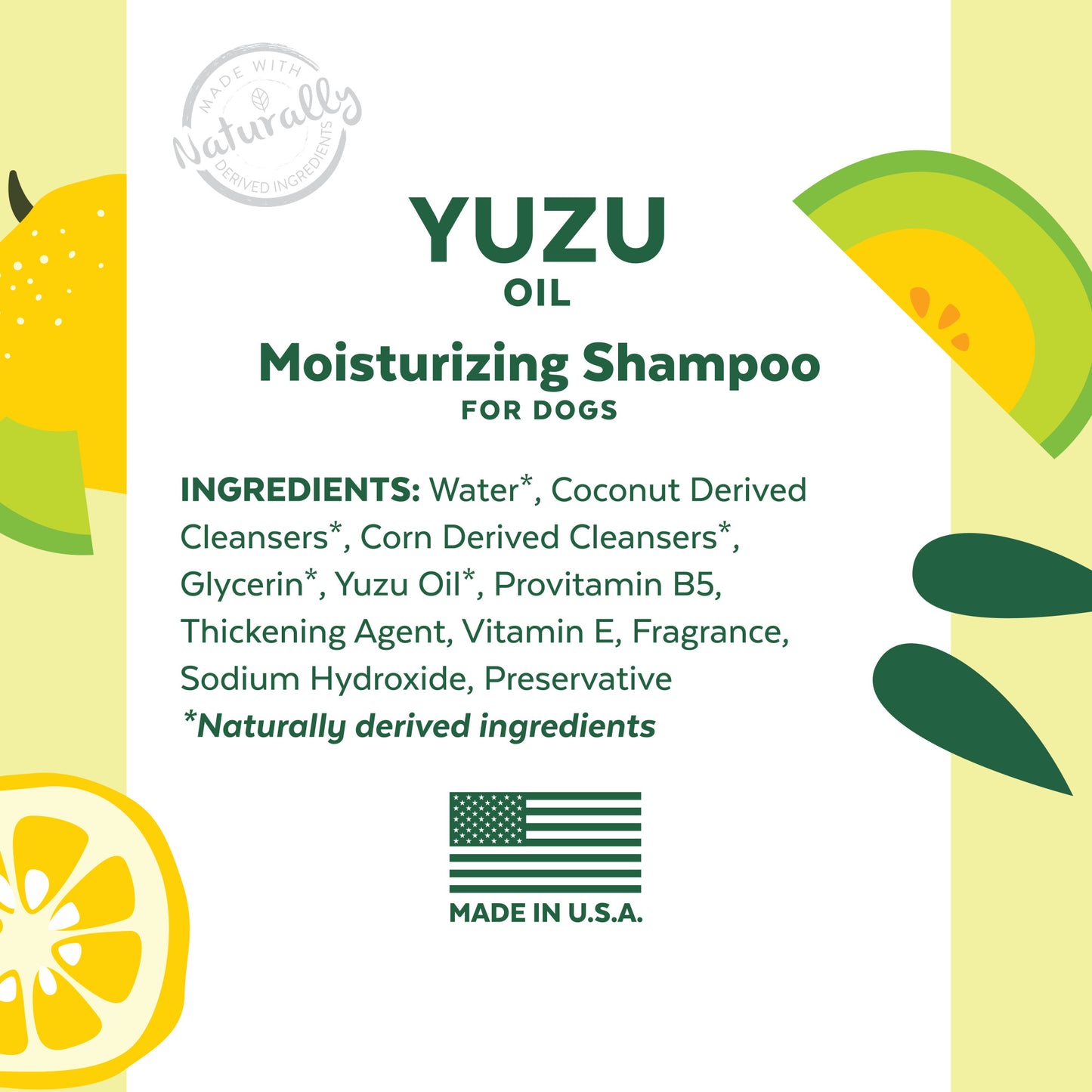 TROPICLEAN ESSENTIALS YUZU OIL MOISTURIZING SHAMPOO FOR DOGS