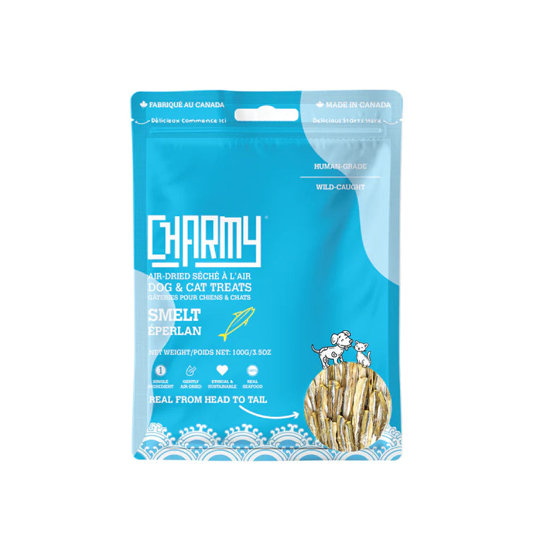 CHARMY LAKE SMELT DOG & CAT TREATS