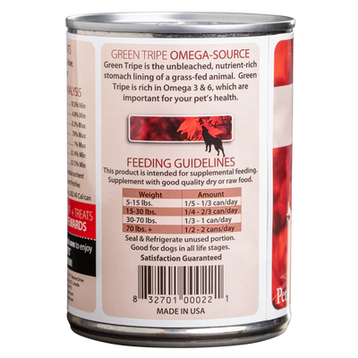 PETKIND® TRIPETT® GREEN VENISON TRIPE WET DOG FOOD - 13OZ