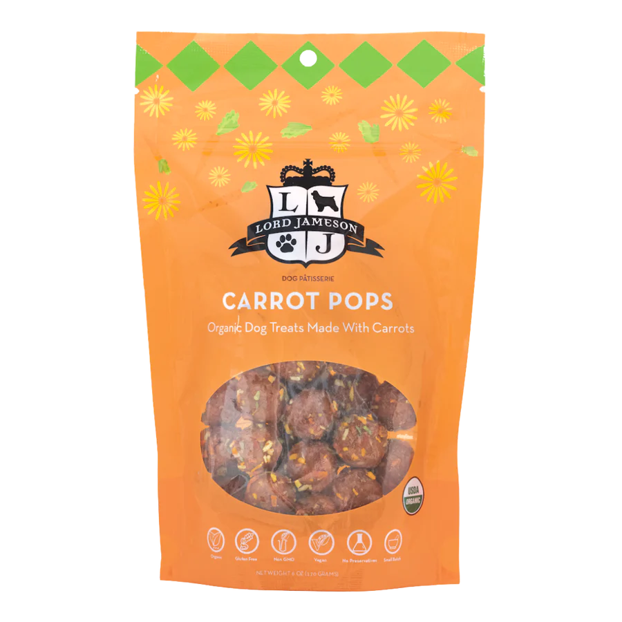 LORD JAMESON: CARROT POPS ORGANIC TREAT